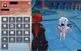 Conta Genshin Impact AR46 Diluc + Venti + Qiqi + Tartaglia