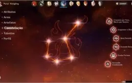 Conta Genshin Impact AR46 Diluc + Venti + Qiqi + Tartaglia