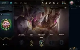 Conta League of Legends todas skins