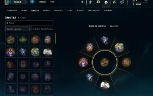 Diamante 1 com 35 Champs e 4 Skins