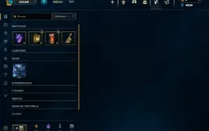 Diamante 1 com 35 Champs e 4 Skins