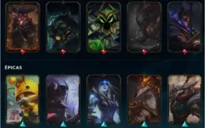 CONTA COM 102 CHAMPIONS E 146 SKINS