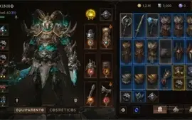 Conta Diablo Immortal c/gema 5 estrela cinzas da fenix.