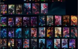 Conta Mestre + 122 champs + 106 skins (skins raras)
