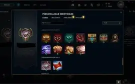 Conta LOL de 2013 com 89 Skins
