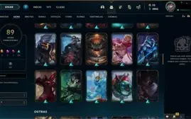Conta LOL de 2013 com 89 Skins