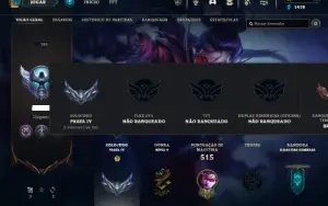 Prata 4 com TODOS os champs e 294 Skins ( MAIN ADC )