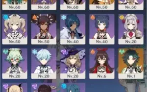 Venti + Mona + Xiao AR34