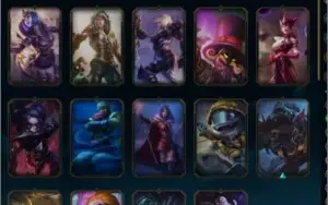 Lol Gold 4 4k De Essência 70 Campeões Skins Legado nivel 105
