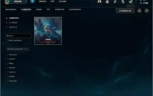 Conta platina 4 com TODOS os champs e 223 skins