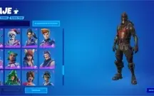 Conta Fortnite com cavaleiro negro