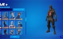 Conta Fortnite com cavaleiro negro