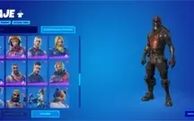Conta Fortnite com cavaleiro negro
