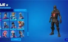 Conta Fortnite com cavaleiro negro