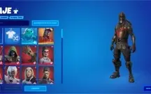 Conta Fortnite com cavaleiro negro