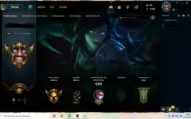 Conta lol varias skins