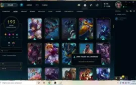 Conta lol varias skins