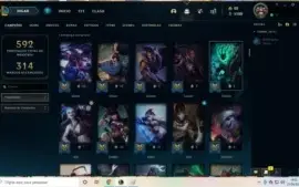 Conta lol varias skins