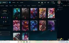 Conta lol varias skins