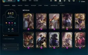 Conta League Of Legends  [Mestre] (ótima, único dono).
