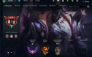 Conta League Of Legends  [Mestre] (ótima, único dono).
