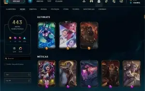 Conta League Of Legends  [Mestre] (ótima, único dono).