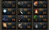 Conta runescape lvl 115, 3 99, 60M total xp