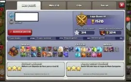 Conta de Clash Of Clans CV 10
