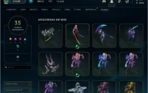 CONTA DE LOL/Minha main
