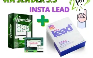 Wa Sender 3.3 + Insta Lead V6 - Vitalício Completo