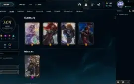 Conta Gold IV, 309 Skins e Todos os champs praticamente