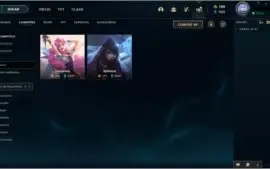 Conta Gold IV, 309 Skins e Todos os champs praticamente