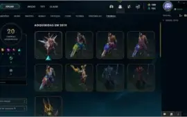 Conta Gold IV, 309 Skins e Todos os champs praticamente