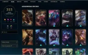 CONTA LEAGUE OF LEGENDS TOP