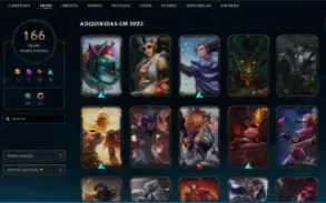 Conta Lol Platina 4 Lvl 584
