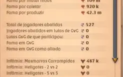 Vendo Conta Albion Craft Com bastante FAMA preço a negociar