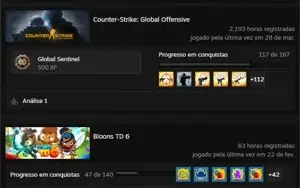 CONTA LVL 20 + 400 REAIS INV