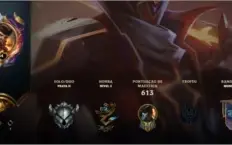 Conta de lol lvl 554 163 skins