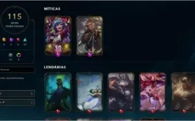 Conta LOL Ouro 2 - 115 skins