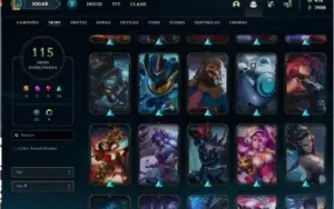 Conta LOL Ouro 2 - 115 skins