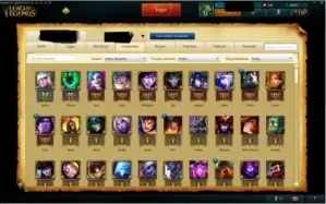 Conta LOL - Gold IV - Skins Vitoriosas / 30 Skins / 92 Champ