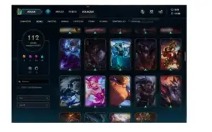CONTA LOL COM MUITAS SKINS RARAS
