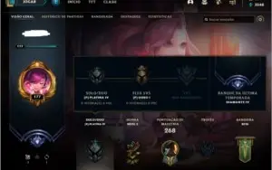 Skins Irelia e Evelynn de prestígio.