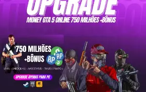 Up De Conta Gta V (PC) - Grand Theft Auto V - Pack 750M
