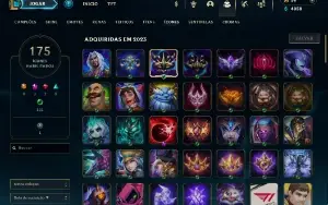 Vendo está conta de lol platina 2