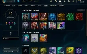 Conta Mestre com 26 Champs e 3 Skins ( 87 PDL )