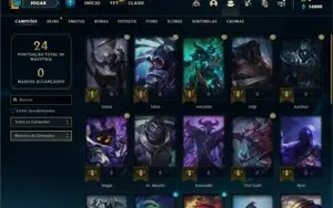 Conta Mestre com 26 Champs e 3 Skins ( 87 PDL )