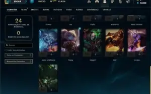 Conta Mestre com 26 Champs e 3 Skins ( 87 PDL )