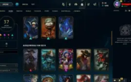 Conta Lol Smurf, 37 Skins, 2015, Full Acesso