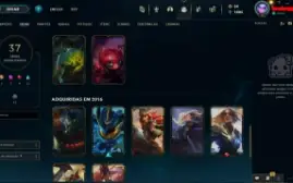 Conta Lol Smurf, 37 Skins, 2015, Full Acesso